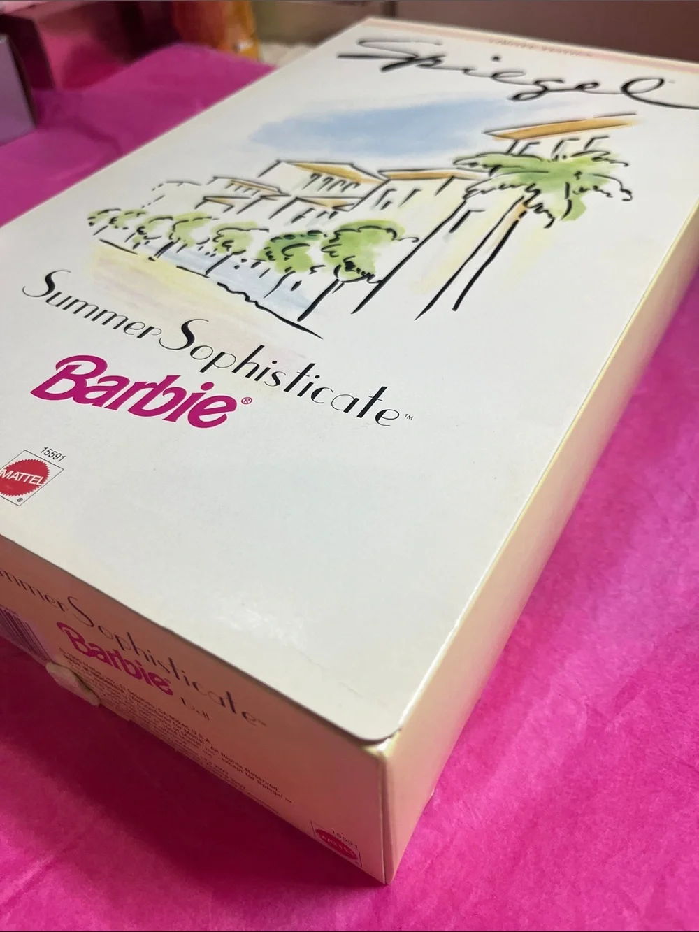 1995 Spiegel Special Edition Summer Sophisticate Barbie NRFB runaway luggage